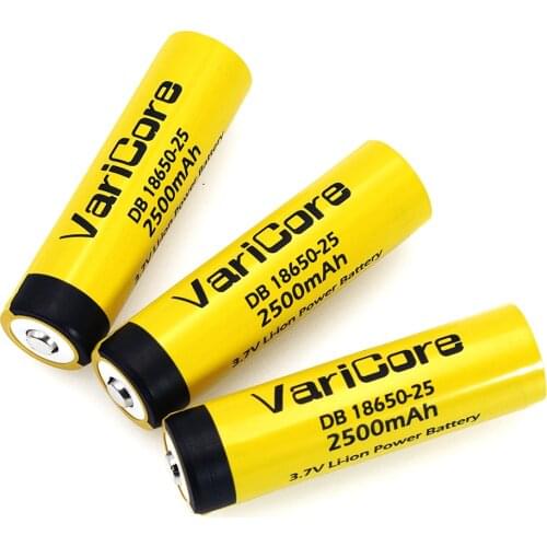 VariCore new HE2 18650 rechargeable lithium-ion battery 3.7V 2500mAh Battery can keep electronic 20A discharge +Pointed
