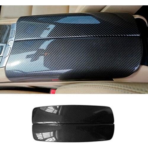 2pcs Car Styling Armrest Box Sticker Carbon Fiber Cover for BMW 7 Series 2002-2008 2009-2015 2016-2021 Auto Internal Decoration