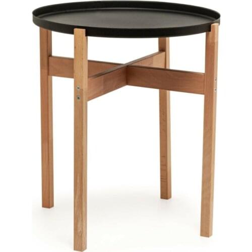 Bienwood solid tray coffee table-natural/black stylish Modern living room living room office