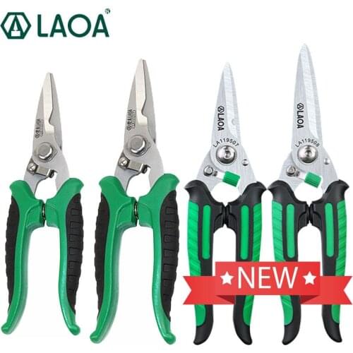 LAOA Stainless Steel Scissors Multi-function shearing Tool Kitchen Chears Cable Cutter