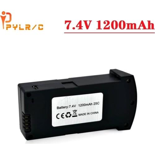 1Pcs Original 7.4V 1200MAH LiPo Battery For JD-22S E520 E520S RC Quadcopter Drones Spare Parts 1200mAh 25C 7.4V Battery and Bags
