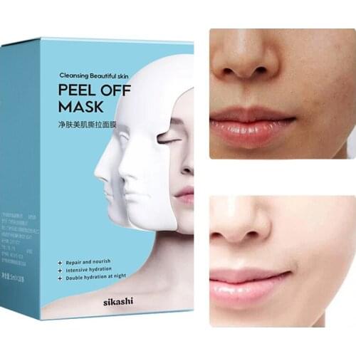 Peeling Mask Remove Blackheads Deep Moisturizing Shrink Pores Tighten Brighten Anti-Acne Whitening Face Skin Care 5ml*20pcs