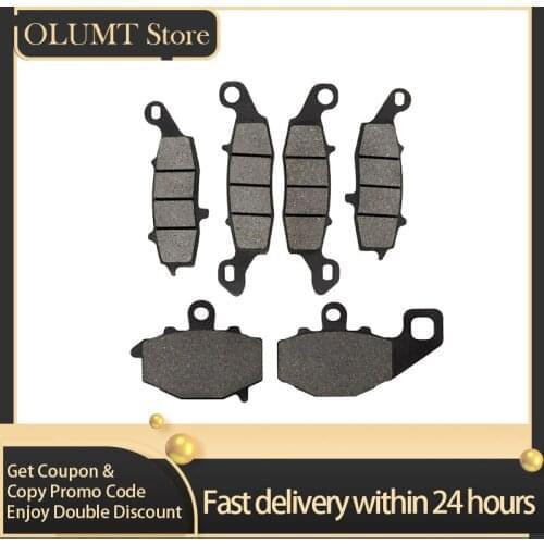 Motorcycle Front Rear Brake Pads Kits For KAWASAKI ZR 750 J1/J2 Z750S ZR750K Z750S GPZ1100 ZX1100E GPZ1100 F1 ABS E1/E2/F1