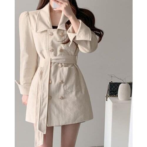 ZAWFL 2021 Autumn Sexy Turn-down Collar Slim Waist Women Mini Dress Female Pockets Irregular Hip Package Short Party Dress