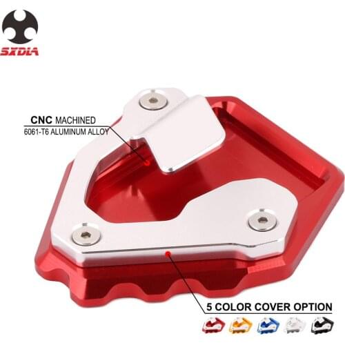 Motorcycle Kickstand Foot Enlarger Side Stand Extension Pad Support Plate For Honda CRF1000L Twin 2016 2017 2018