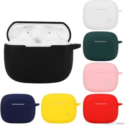 Non-slip Protect Case for ZMI PurPods Pro Case Solid color Silicone Wireless Bluetooth Earphones Cover for PurPods Pro D23 20