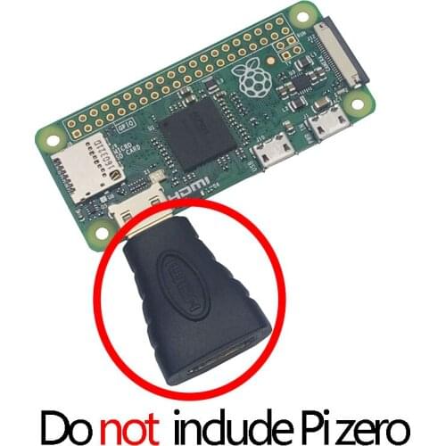 Raspberry Pi zero Pi0 W mini HDMI TO Standard HDMI Adapter