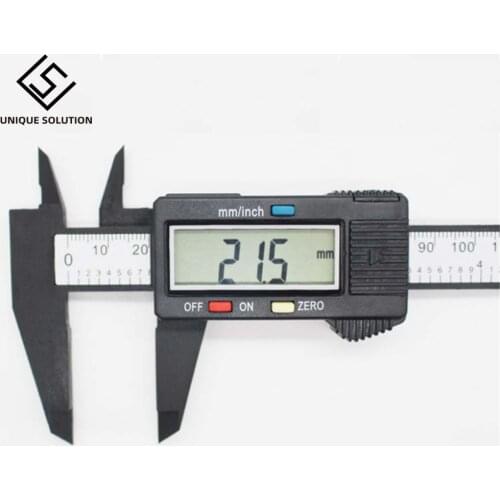 150mm 6 Inch LCD Digital Electronic Carbon Fiber Vernier Caliper Gauge Micrometer Measuring Tool Digital Tools Calipers