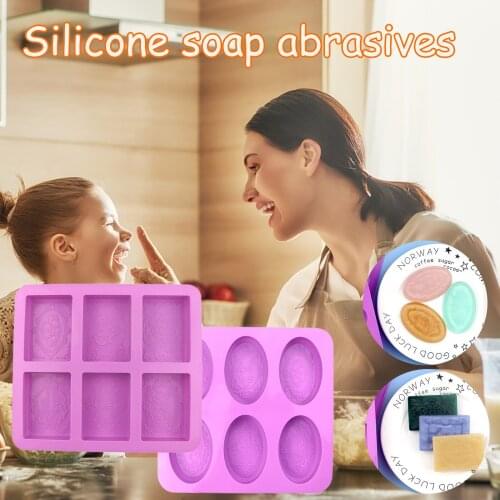 Silicone Pudding Candy Mold 6 Cavity Square Silicone Mold Supplies Craft Soap Soap Mould Decorating Home Handmade Candle Mold