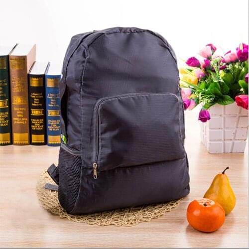 Foldable Travel Backpack for Women and Men Waterproof Nylon Ultralight Large Capacity Shoulder Bags Teenager Lightweight Bagpack