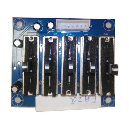 Stereo 5 Band Equalizer EQ 5-Segment Tone Adjust Board front panel Stage Dual power 12V 15V FOR Amplifier amp