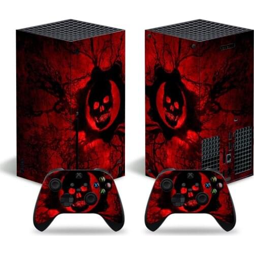 Game Design Skin Sticker Decal Cover for Xbox Series X Console and 2 Controllers Xbox Series X Skin Sticker Vinyl