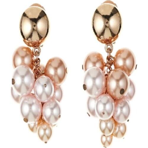 2018 Amybaby Designer High Quality Womens Luxury Vintage Glass Pearls Crystal Womens Necklace Earring Jewelry For Party