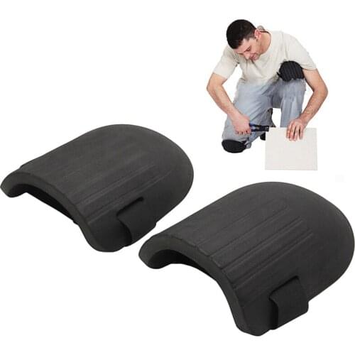 1 Pair Flexible Soft Foam Kneepads Protective Sport Gardening Builder Black