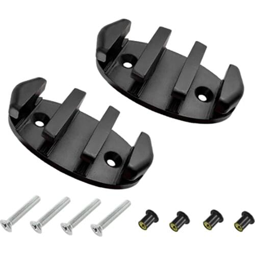 2PCS Marine Zig Zag Anchor Trolley Cleat Rope Device Kayaks Canoes Boat Decks Replacement Rowing Accessories