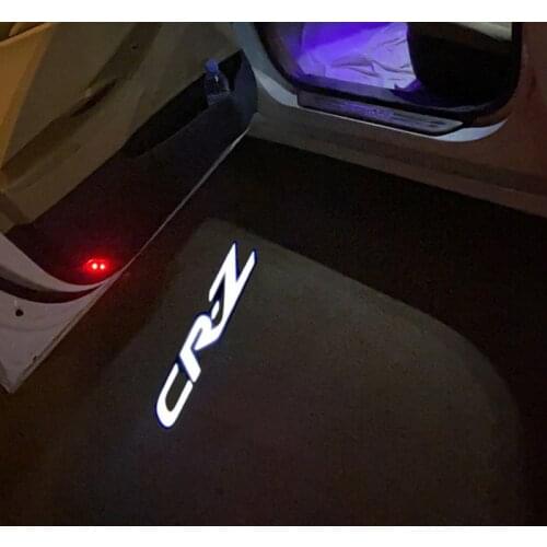 Carbar 2Pcs Car Door LED Logo Light Projector Lights Ghost Shadow Welcome Lamp Courtesy Emblem Light For Honda CR-Z 2010-2013
