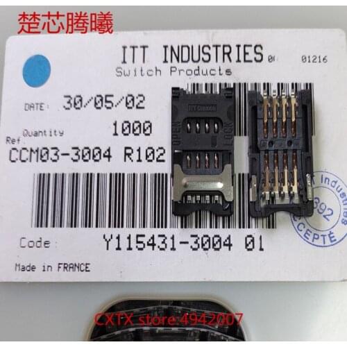 CHUXINTENGXI Y115431-3004 For SD TF SIM Card Reader Connector Socket Holder Slot NEW Original SIM SD Card Reader