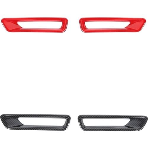 Front Light Eyebrow Decoration Cover Trim Fog Light Sticker for Ford Mustang 2010 2011 2012 2013 2014