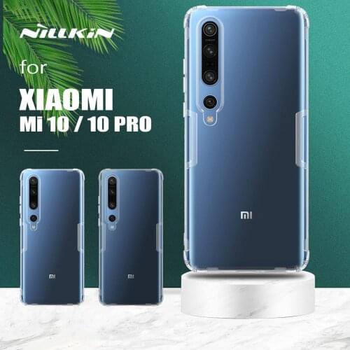 For Xiaomi Mi 10 Pro Nillkin TPU Phone Case Soft Touch Silicone Back Cover Transparent Clear Case for Xiaomi Mi 10 Mi10 Pro Case