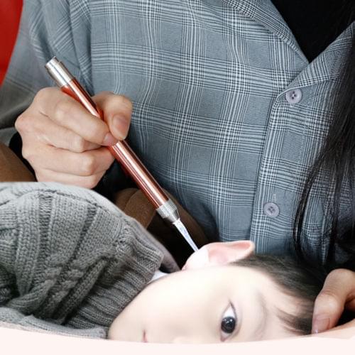 Flashlight Earpick Ear Cleaning Earwax Remover Luminous Ear Curette Light Spoon Health Car Baby Ear Cleaner Ear Wax Removal Tool