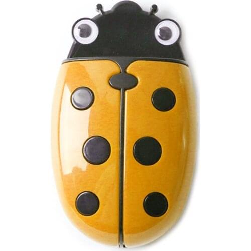 Cute Ladybug Fridge Magnetic Storage Box Eraser Whiteboard Pen Organizer Save Space Kitchen Container