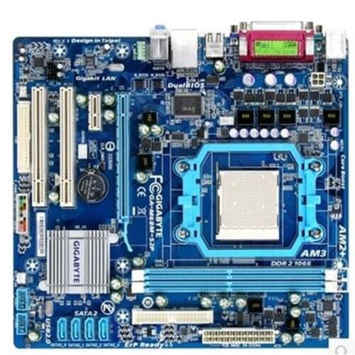 For Gigabyte GA-M68M-S2P Motherboard DDR2 8GB Socket AM2/AM2+/AM3 M68M S2P Mainboard Systemboard Integrated Graphics Used
