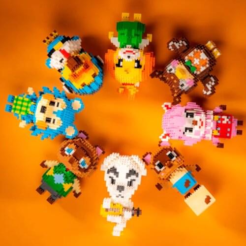 Mini 3D Model DIY Animal Crossing Building Blocks Raymond Mini Assembly Childrens Toy Building Blocks