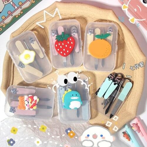 Nail Clipper Set Multifunctional Nail Clippers Home Girl Cute Nail Tools Portable Diagonal Nail Clippers