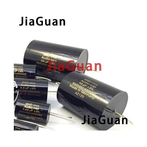 2pcs German GAD-viva audio-cap 400v33uf foil fever audio axial capacitor 33uf/400v All models are available gad 33uf 400v