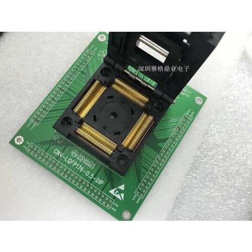 Original YAMAICHI IC Test Seat IC51-1764-1505-5 Burning Programme LQFP176 Socket Adapter