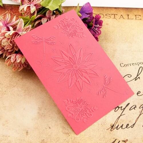 HOT plastic Maple leaf craft card making paper card album wedding decoration clip Embossing folders