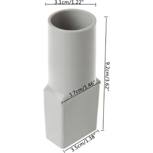 CPDD Vacuum Dust Cleaner Hose Converter Adapter For Media Dust Collector SC861/861A Compatible Round Square Head