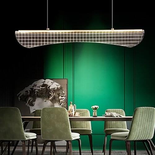 Modren Nordic LED Chandelier Bedroom Restaurant Cafe Villa Acrylic Pandent Light Creative Ceiling Lamp Luxury Decoration