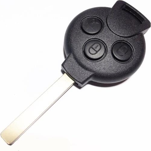 Replacement 3 Button Car Remote Case Fob for MERCEDES BENZ MB SMART CAR CITY ROADSTER FORTWO Key Shell Blank Cover