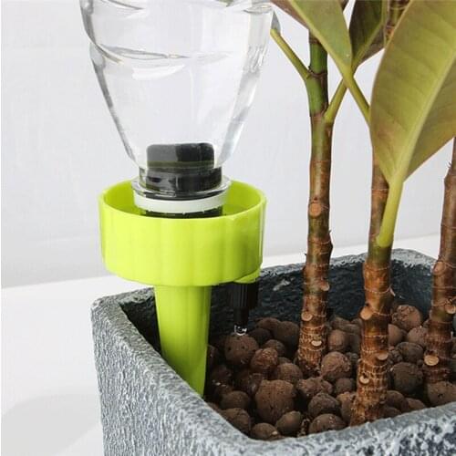 Plant Self Watering Adjustable Stakes System Dripper Potted Watering Artifact Drip Lazy Watering Plastic Device Water Seepage