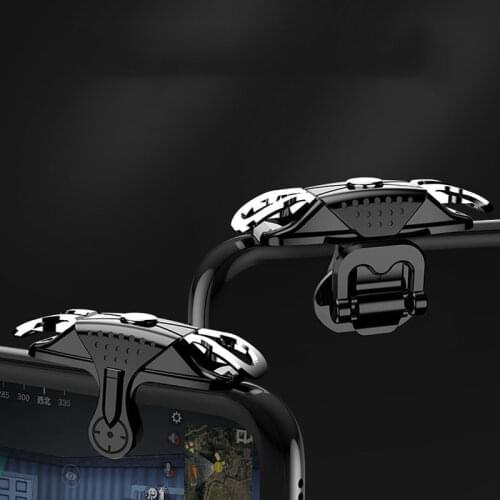 X10 ABS Metal Game Controller for PUBG Mobile Gamepad Joystick Trigger Aim Shooting Key Button for iPhone IOS Gaming Accessories