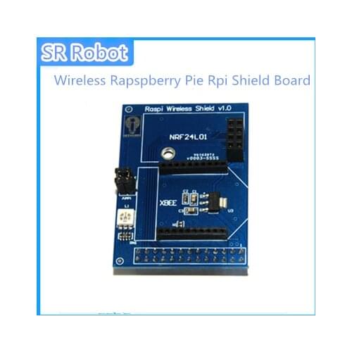 Wireless Rapspberry Pie Rpi Shield Board For Raspberry Pi Support Zigbee Xbee NRF24L01 NRF24L01+ RFM12B-D DIY RC Toy