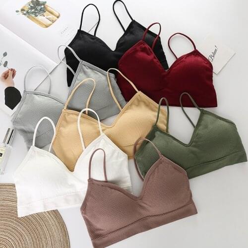 Seamless Bra Elastic Gathering Bralette Women Sports Bra Push Up Padded Underwear Girl Sexy Wireless Lingerie Summer Fashion Top
