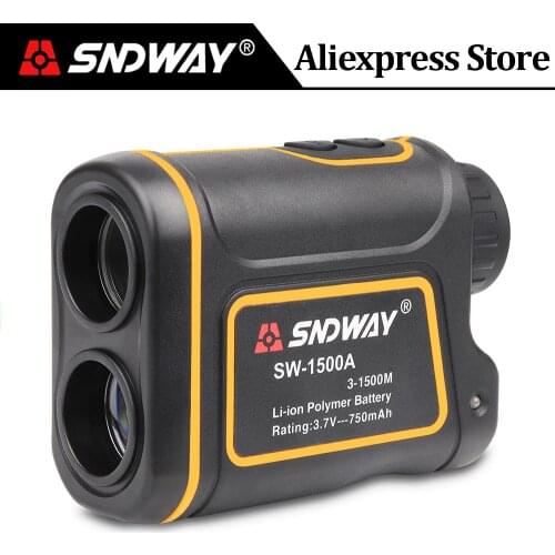 SNDWAY Telescope Range Finder Laser Distance Meter Digital Monocular Golf Hunting Rangefinder Speed Area Measurement