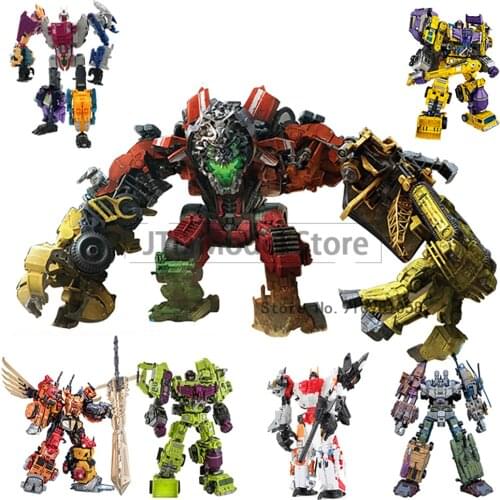 BMB WJ JINBAO HaiZhiXing NBK G1 Transformation Action Figure Toy Predaking Bruticus Abominus Devastator Defensor Combiner Model