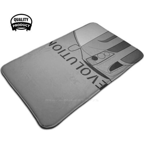 Evo 8 Viii Jdm Mitsubishi 4Age Jdm Awd Legend Evolution 9 8 Track Car Comfortable Door Mat Rug Carpet Foot Pad Evo Mitsubishi