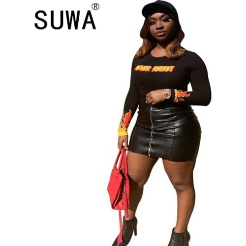 Contrast Basic Long Sleeve Womens Tshirt Casual Black White Fashion Crop Top T Shirt Ladies Fashion Korean Tee Shirt