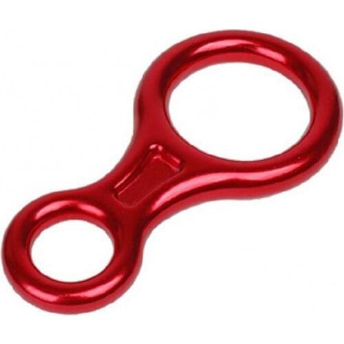 Outdoor Rock Climbing 35KN 8 Shape Descender Carabiner Rope Slow Descent Device