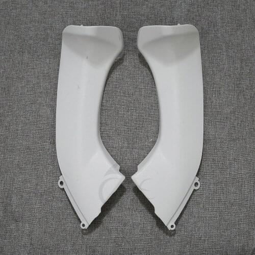 ABS White Ram Air Intake Duct Tube Covers For Kawasaki Ninja ZX10R 2006 2007 Motorcycle