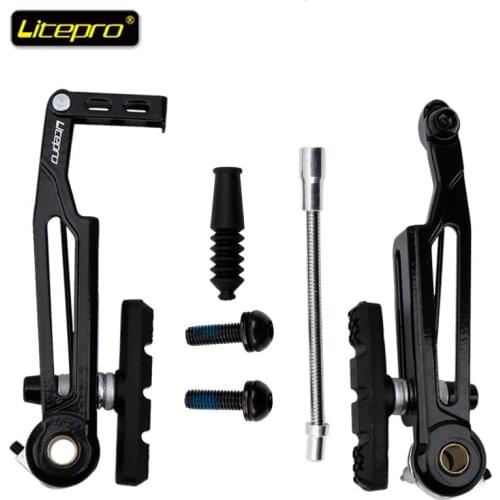 Litepro 415 Folding Bike V Brake Caliper 110mm Ultralight Aluminum Alloy Long Arm Brake 451 Wheelset Brake