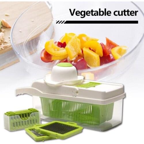 Multifunction Manual Vegetable Cutter Stainless Steel Blades Potato Peeler Carrot Grater Vegetable Slicer Kitchen Tools