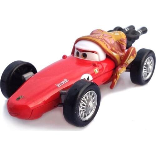Disney Pixar Cars 2 Mama Francesco Bernoulli 8cm Metal Diecast alloy classic Toy Car model for children gift 1:55 Brand toys