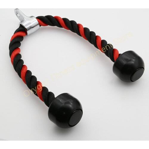 90cm Fitness Biceps Triceps Ropes Nylon Drawstring Lat Pulldown Cords Gym Back Workout Equipment Home Strength Exercise Strings