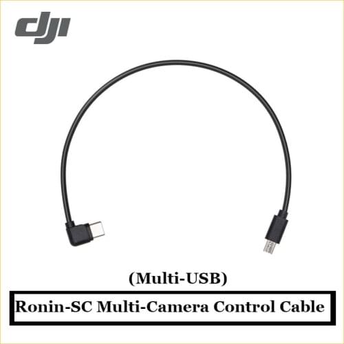 Original DJI Ronin-SC Multi-Camera Control Cable (Multi-USB) connects the camera control port of Ronin-SC to the MultiPort