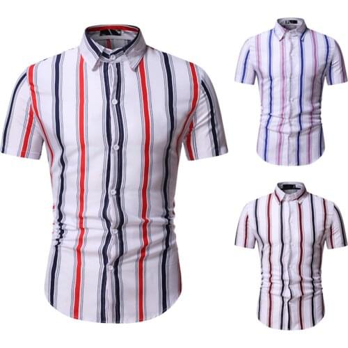 Мужские рубашки с коротким рукавом SAGACE China At AliExpress